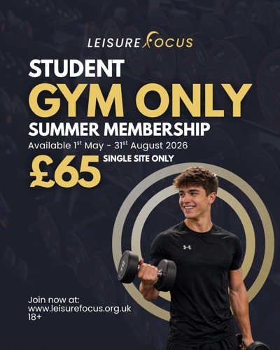 Student Gym Only Summer Membership